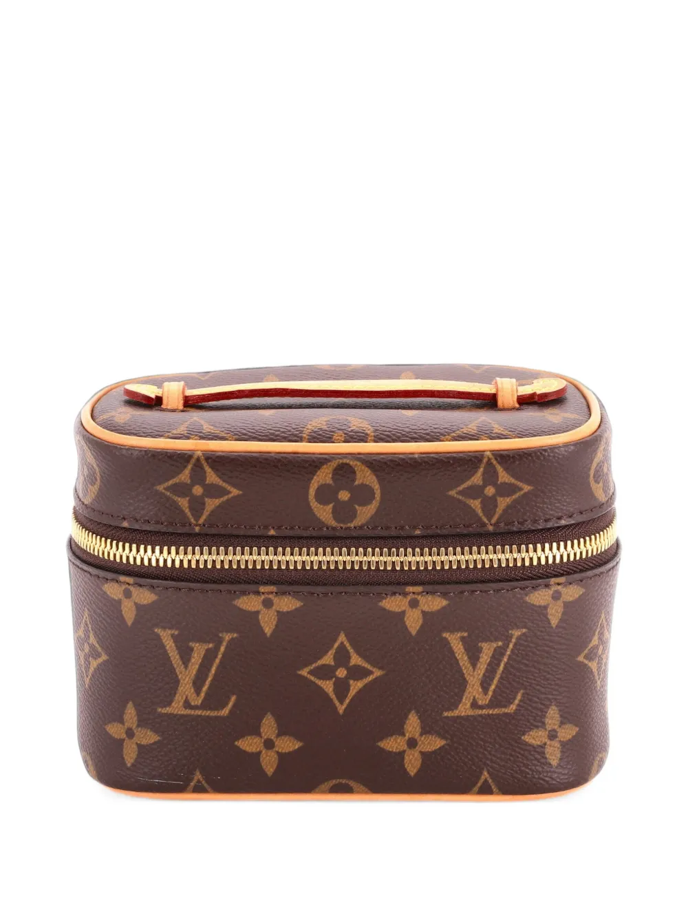 Louis Vuitton Pre-Owned Trousse Nice nano in tela con monogramma - Marrone