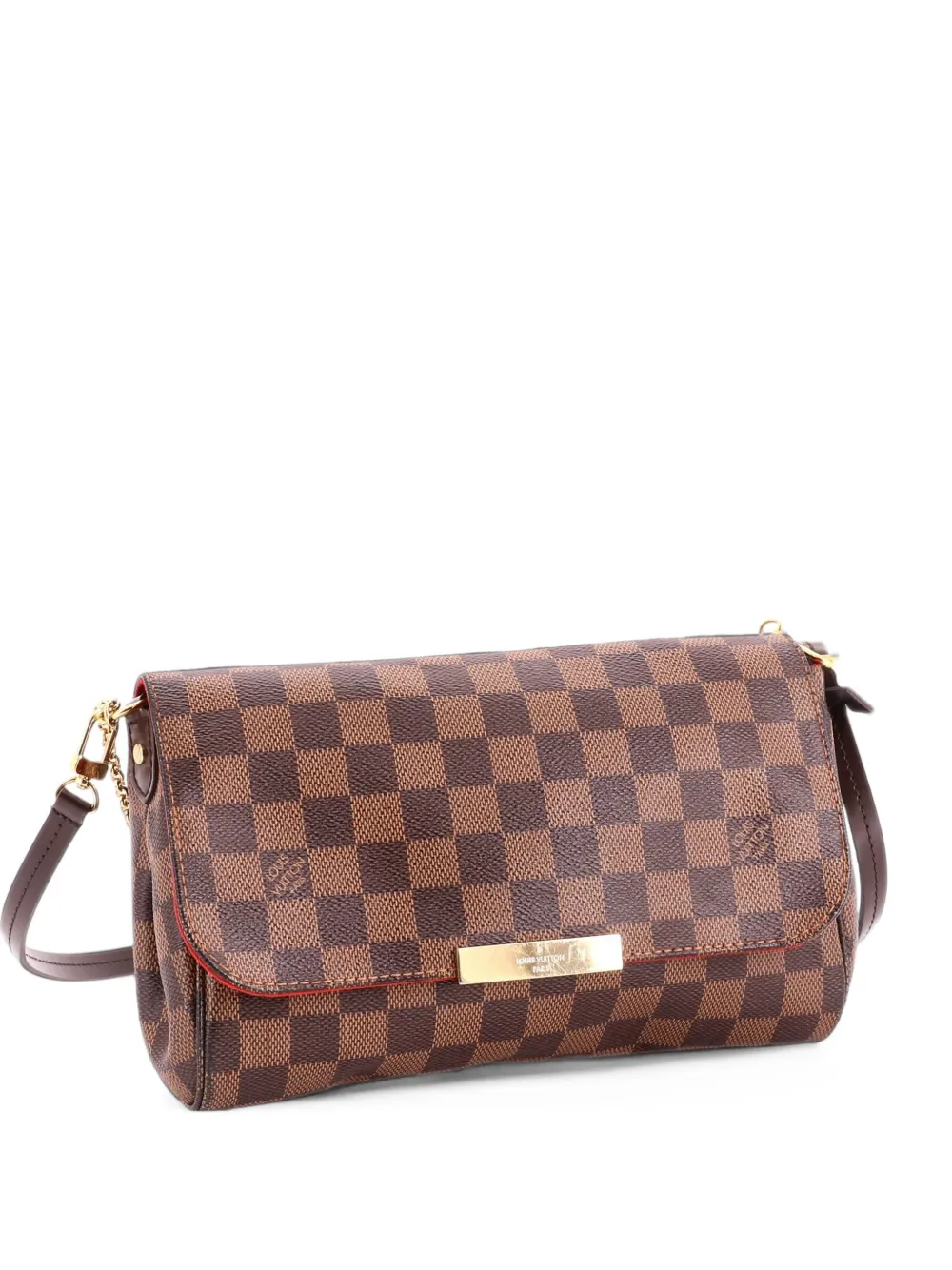 Louis Vuitton Pre-Owned Borsa a tracolla Favorite MM Damier - Marrone