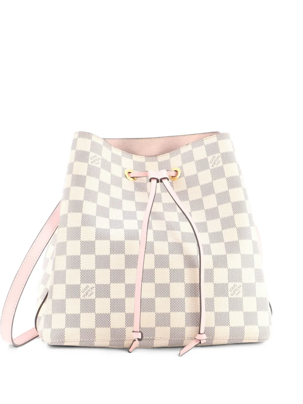 Louis Vuitton Pre-Owned Borsa a secchiello NeoNoe MM in tela Damier e pelle - Rosa