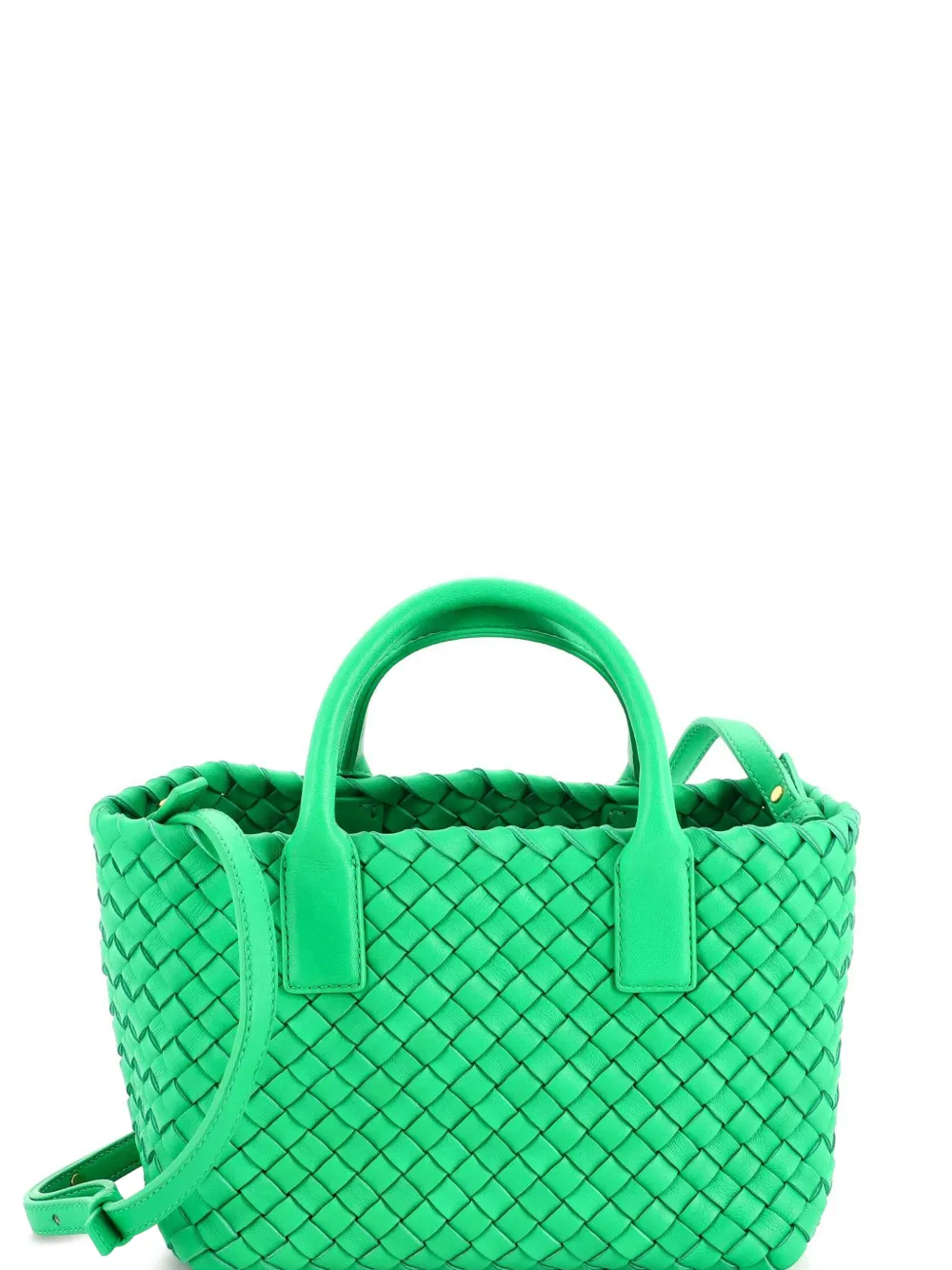 Bottega Veneta Pre-Owned Cabat Intrecciato Nappa Mini tote bag - Green