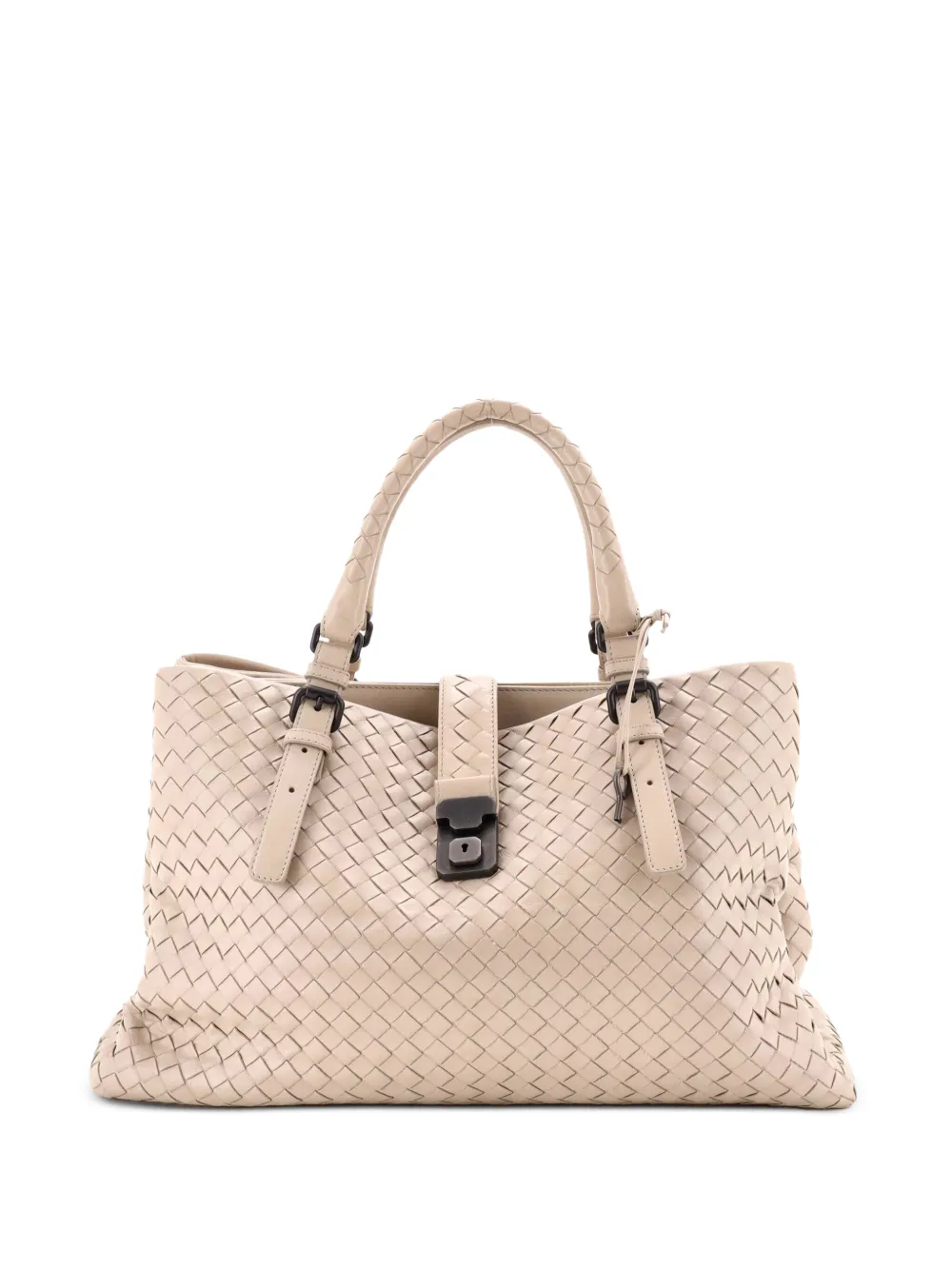 Bottega Veneta Pre-Owned Roma Bag Intrecciato Nappa Medium tote bag - Neutrals