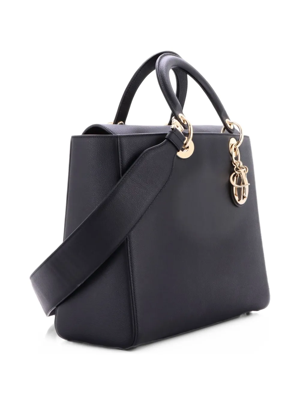 Christian Dior Pre-Owned Mittelgroße My ABCDior Lady D-Sire Tasche aus Leder - Schwarz