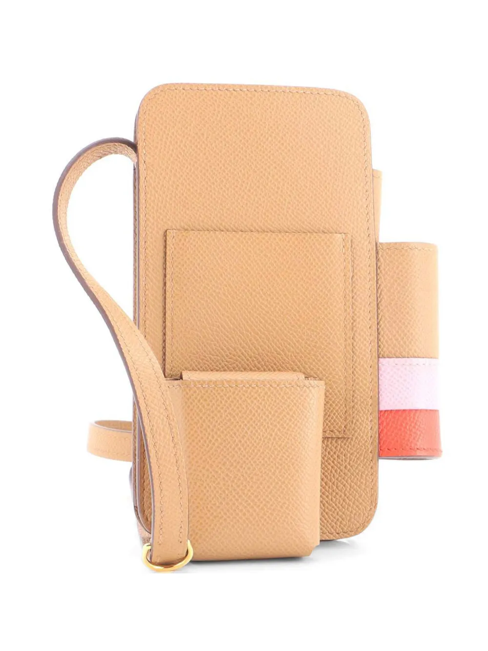 Hermès Pre-Owned Pouch per smartphone Hermesway in pelle Epsom con tracolla - Marrone