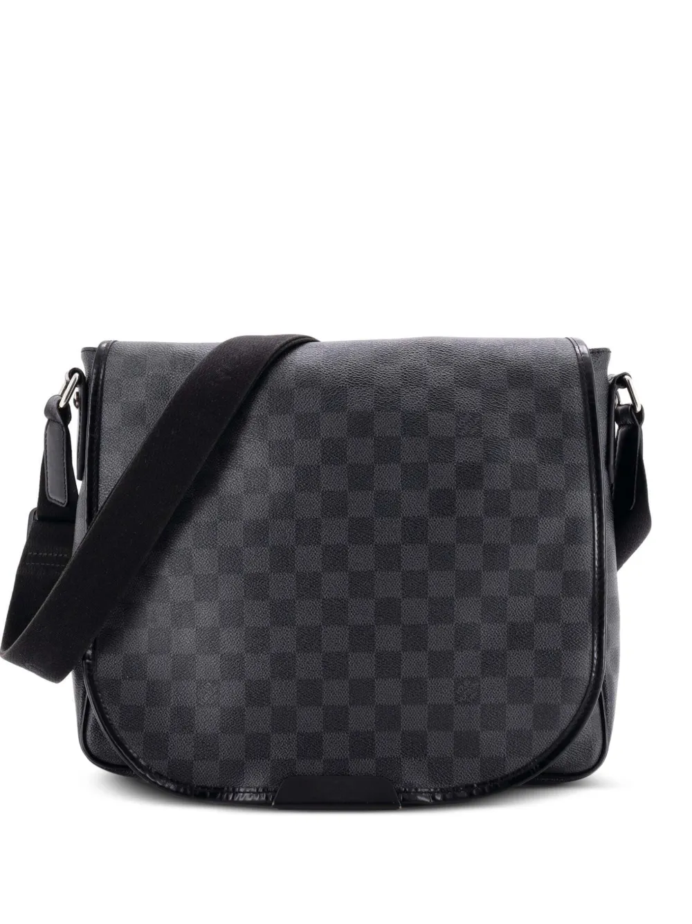Louis Vuitton Pre-Owned Mick Kuriertasche mit Damier Graphite PM-Muster - Schwarz