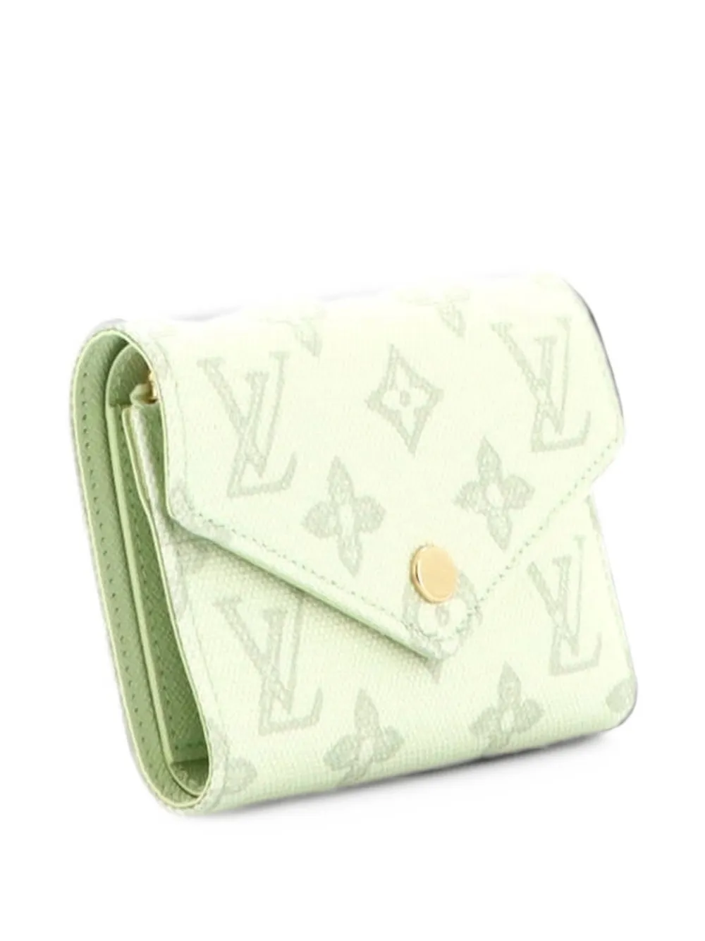 Louis Vuitton Pre-Owned Victorine Wallet Monogram Origine Canvas small wallets - Verde
