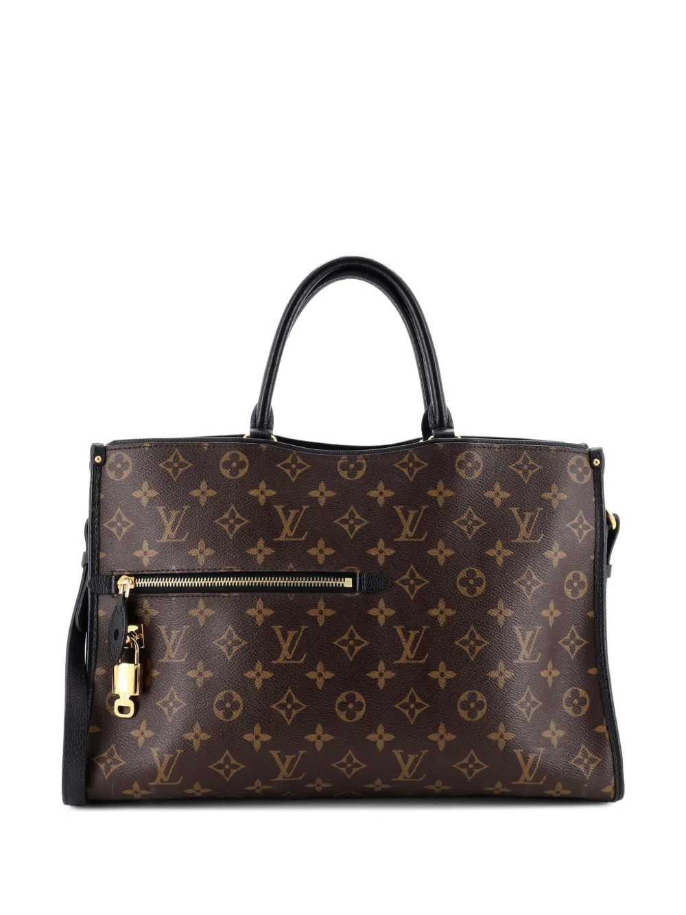 Louis Vuitton Pre-Owned Popincourt Satchel-Tasche aus Monogramm-Canvas - Schwarz