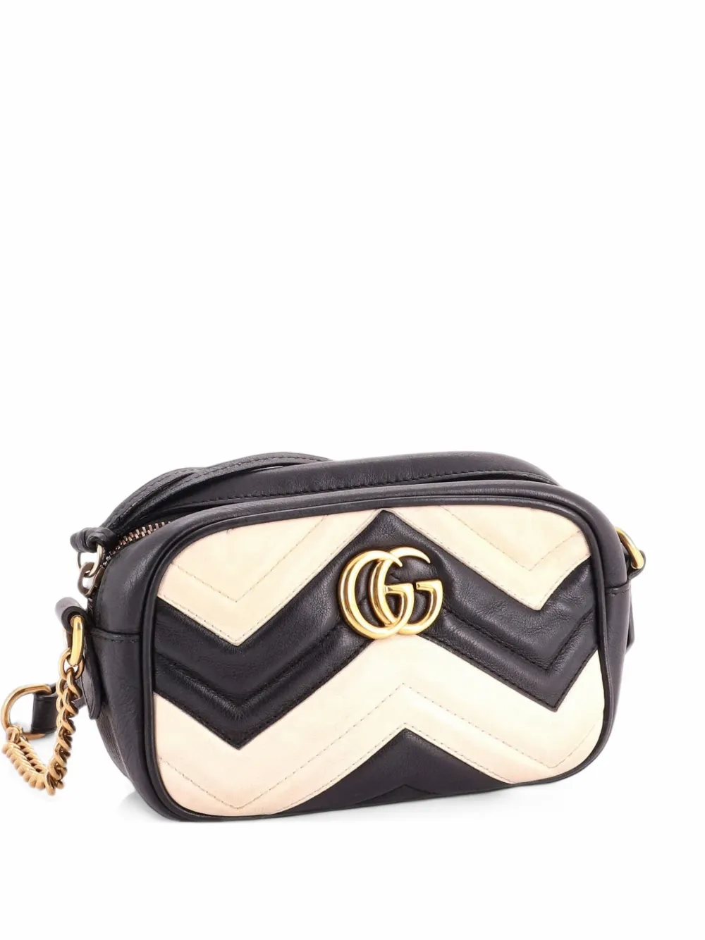Gucci Pre-Owned GG Marmont Shoulder Bag Matelasse Leather Mini crossbody bag - Black