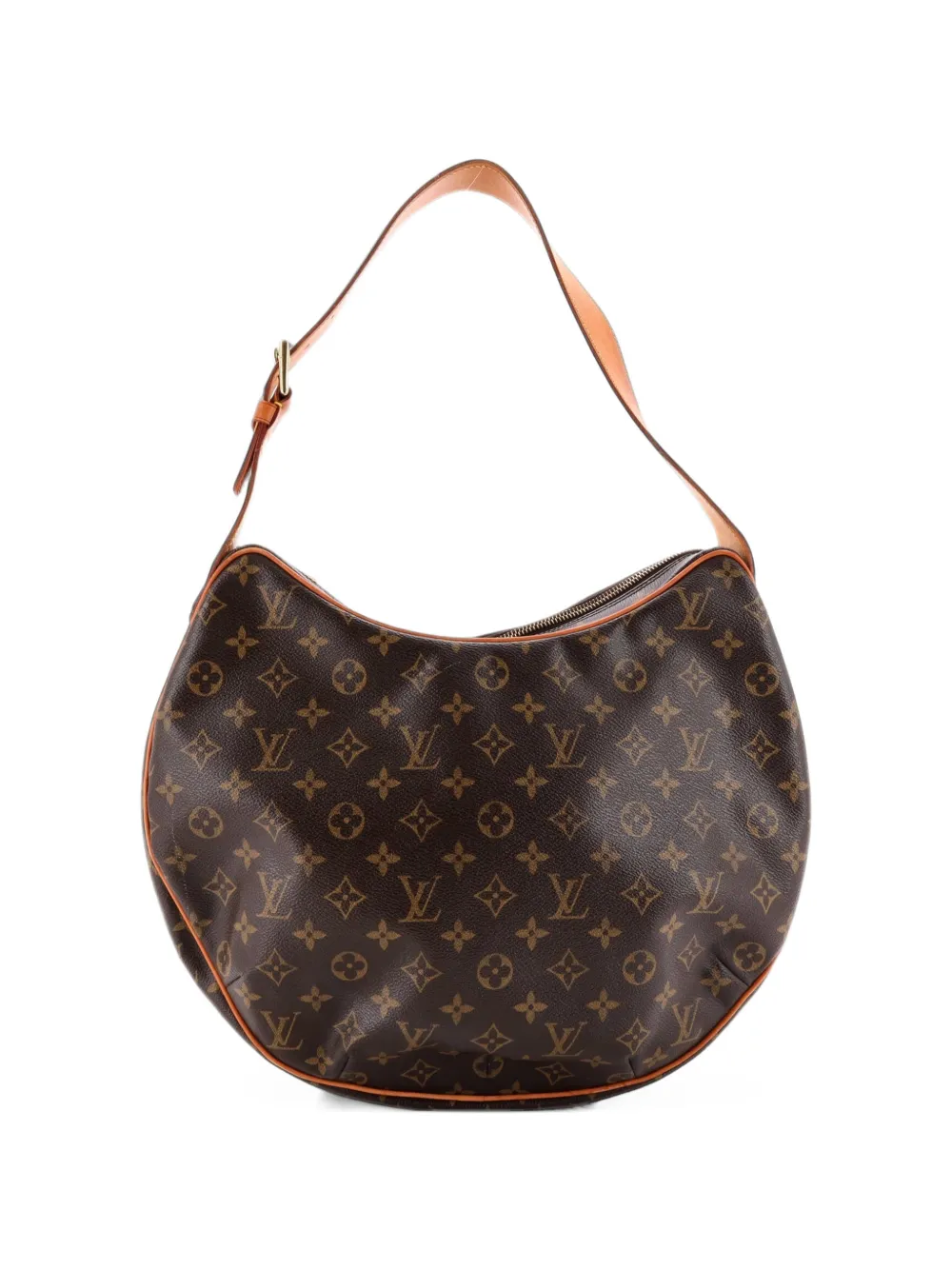 Louis Vuitton Pre-Owned Borsa a mano Croissant GM in tela con monogramma - Marrone