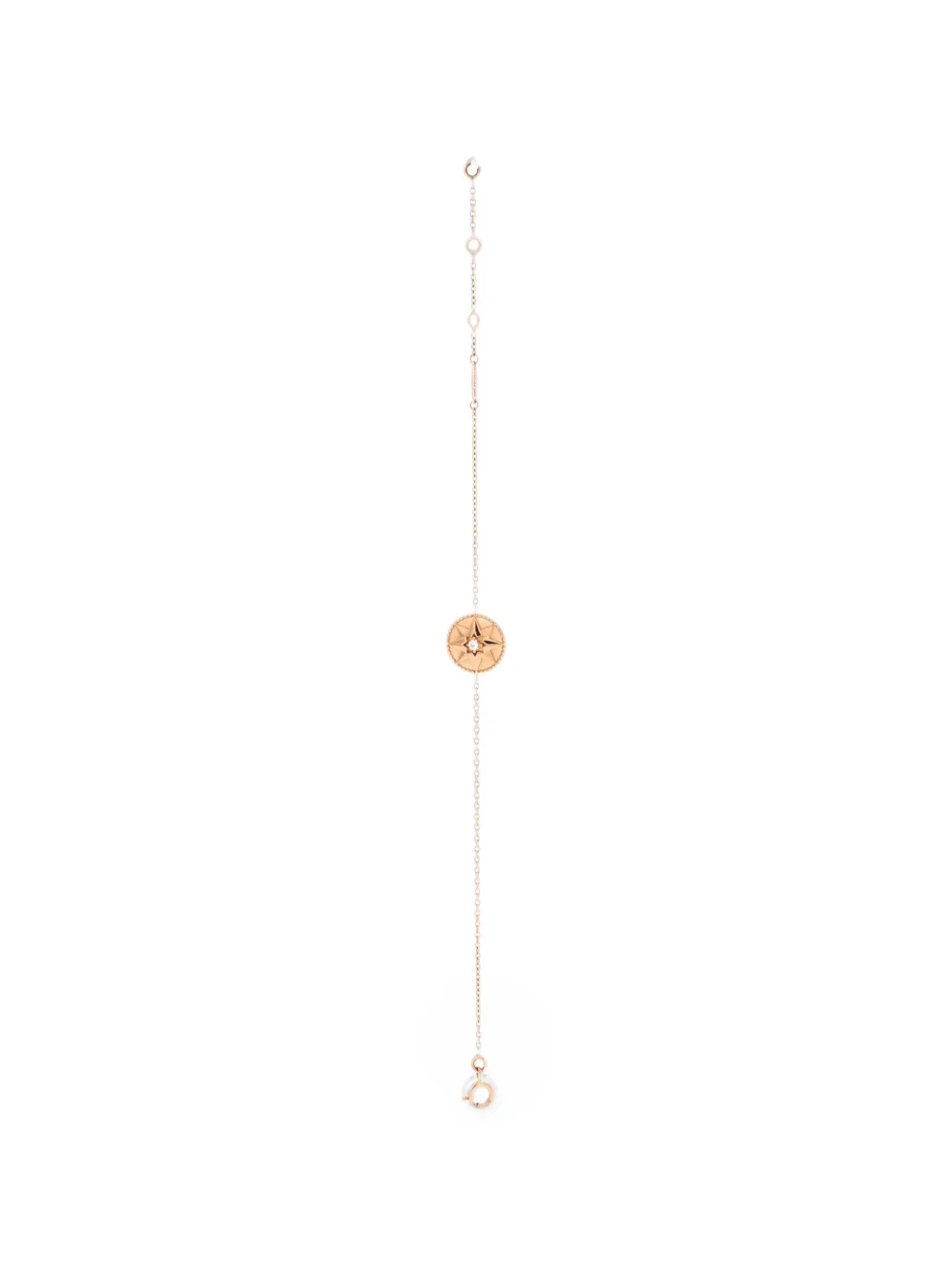 Christian Dior Pre-Owned Rose des Vents 18K Rose Gold with Diamond and Pink Opal bracelet - Rosa