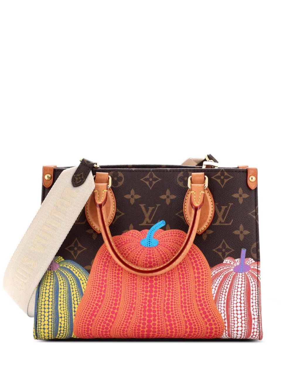 Louis Vuitton Pre-Owned OnTheGo Yayoi Kusama Pumpkins Monogram Canvas PM tote bag - Multicolour