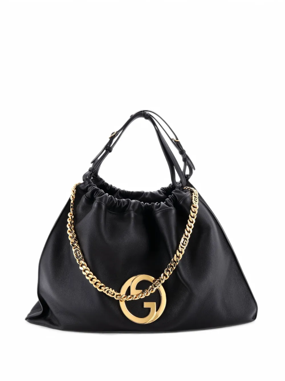 Gucci Pre-Owned Blondie Leather Large tote bag - Noir