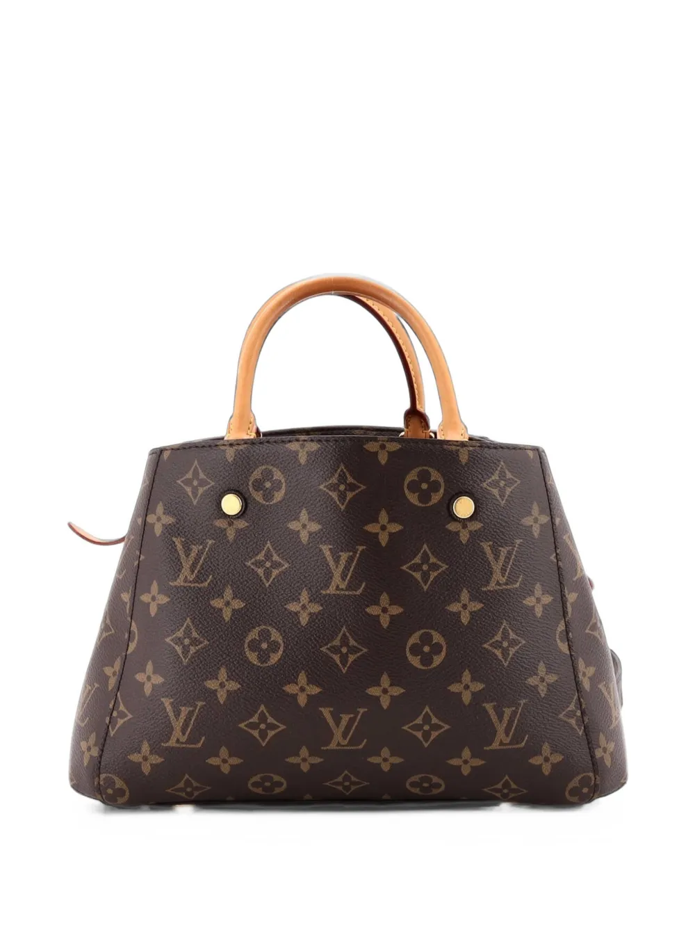 Louis Vuitton Pre-Owned Borsa a tracolla Montaigne BB in tela con monogramma - Marrone