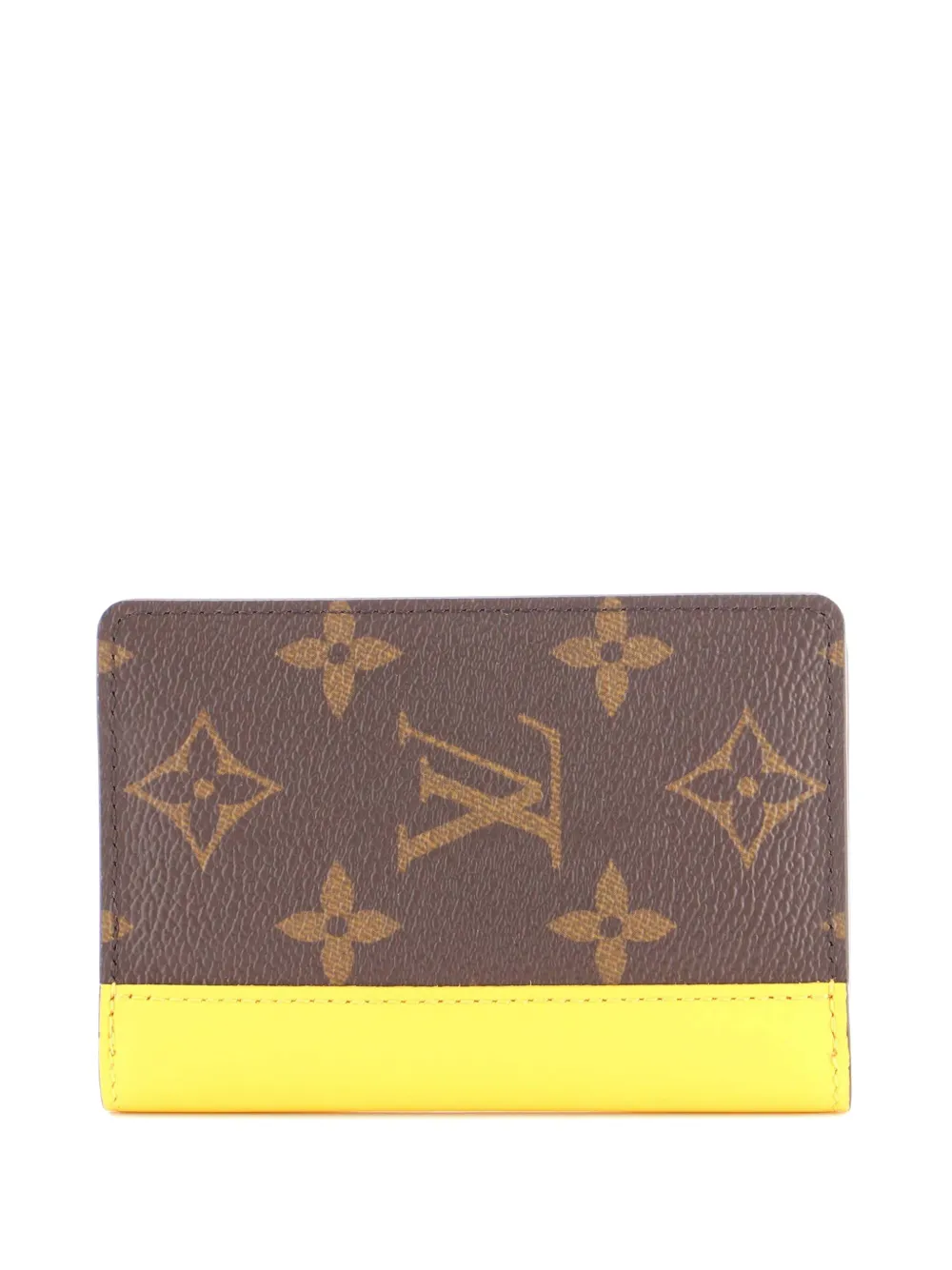 Louis Vuitton Pre-Owned Pocket Organizer Macassar Monogram Canvas small wallets - Yellow