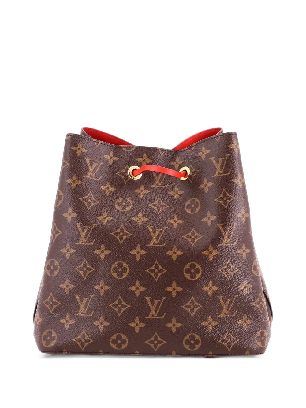 Louis Vuitton Pre-Owned NeoNoe Handbag Monogram Canvas with Leather MM bucket bag - Rot
