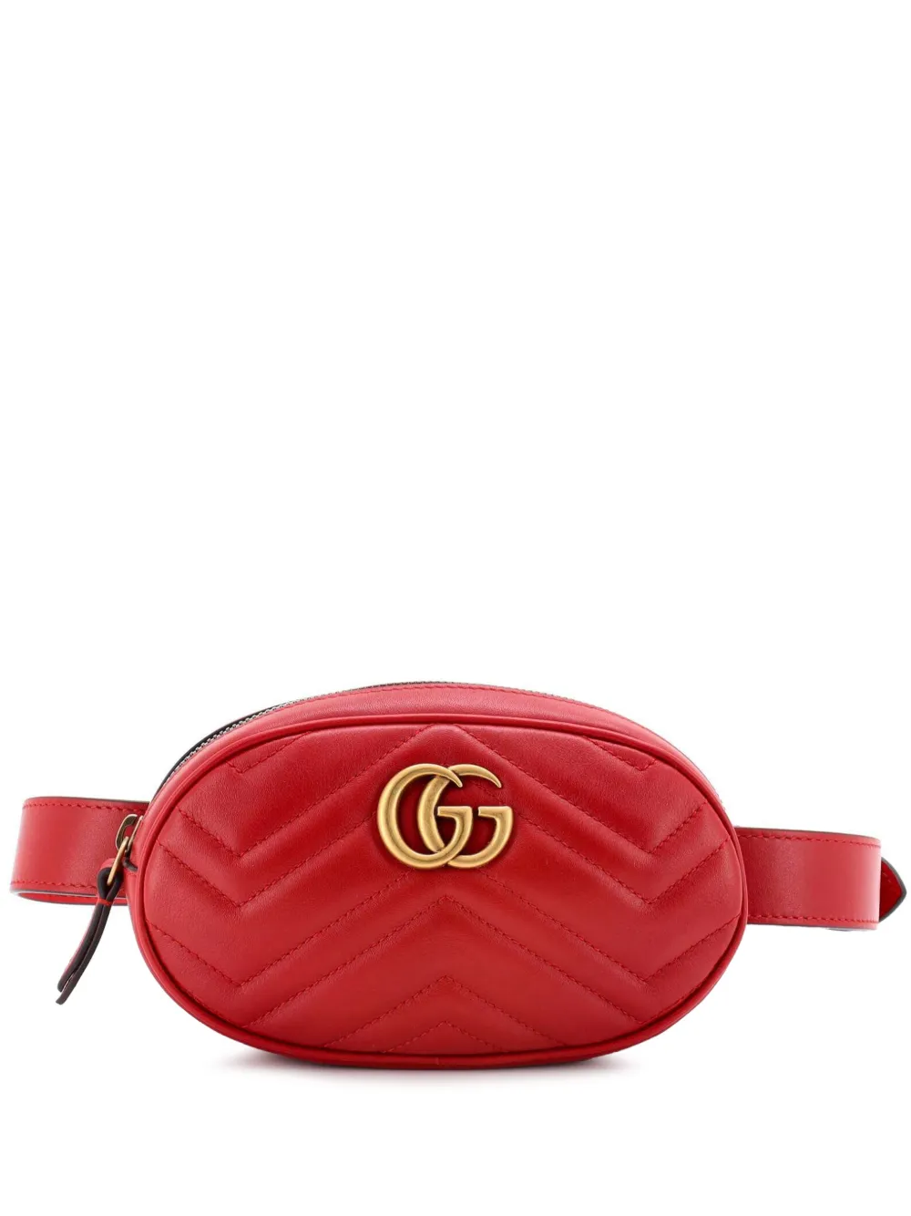 Gucci Pre-Owned GG Marmont Matelasse Gürteltasche - Rot