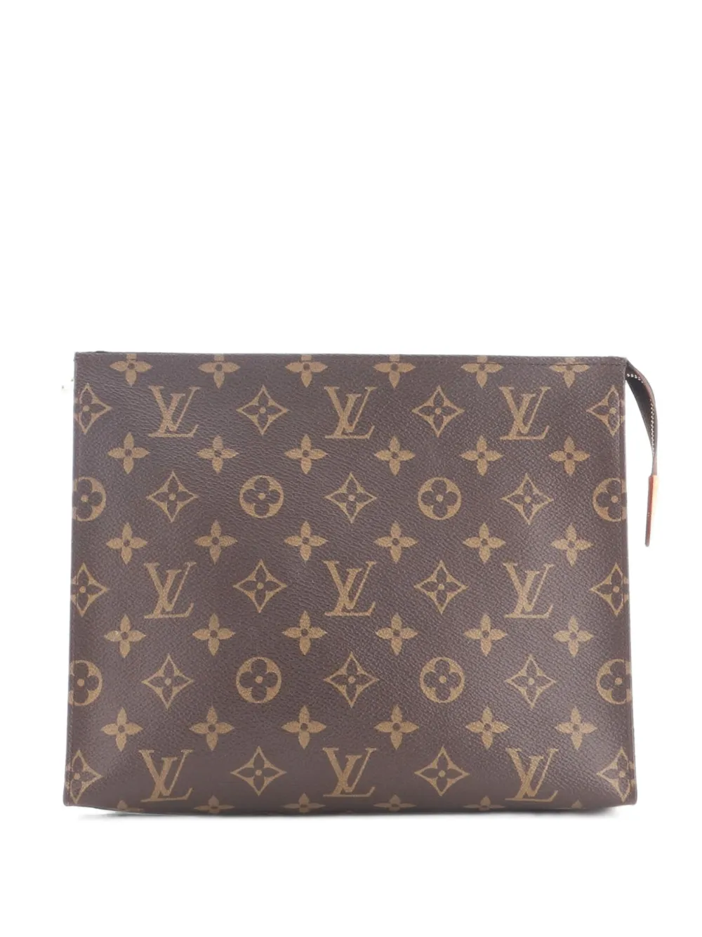 Louis Vuitton Pre-Owned Clutch Toiletry Pouch 26 in tela con monogramma - Marrone