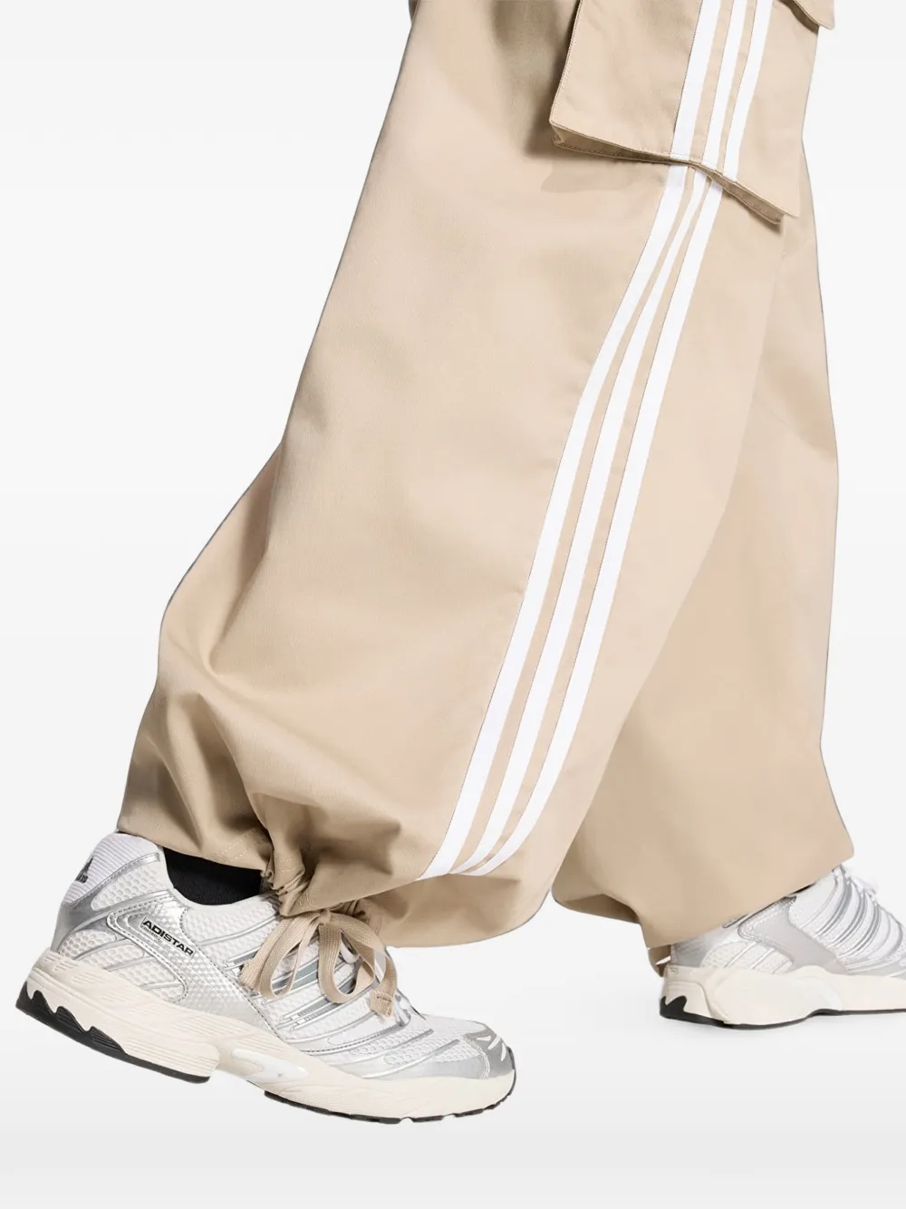 adidas Firebird Adilenium Twill 3S cargo pants Beige