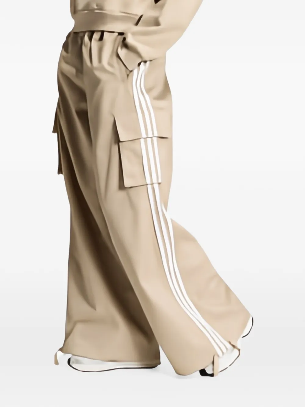 adidas Firebird Adilenium Twill 3S cargo pants Beige