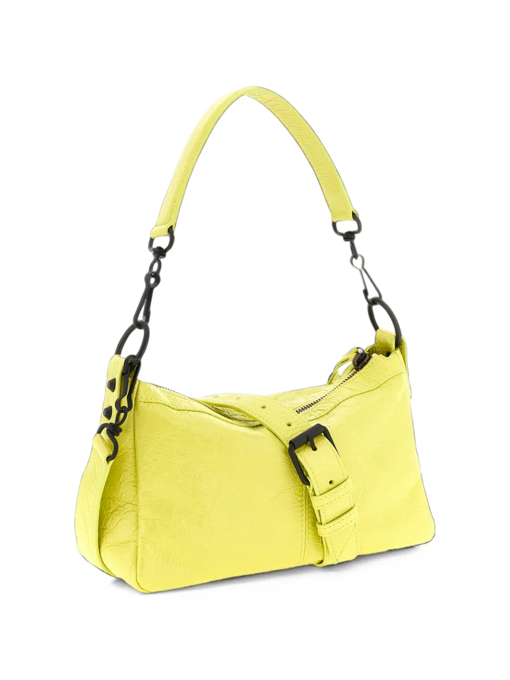 Balenciaga Le City Moto mini bag in lemonade Geel