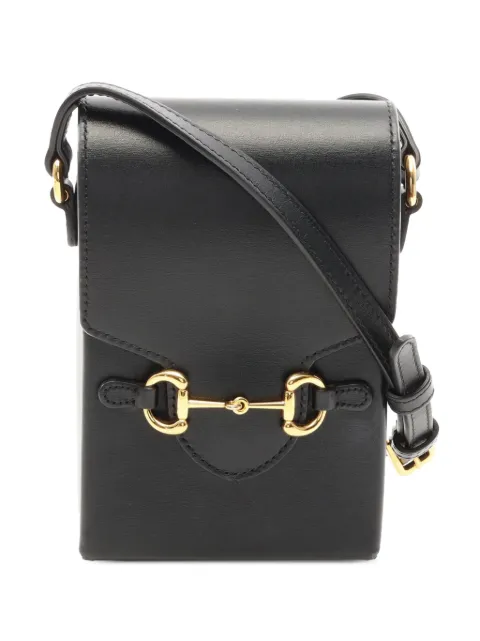Gucci Pre-Owned 2000-2015 Mini Leather Horsebit 1955 crossbody bag