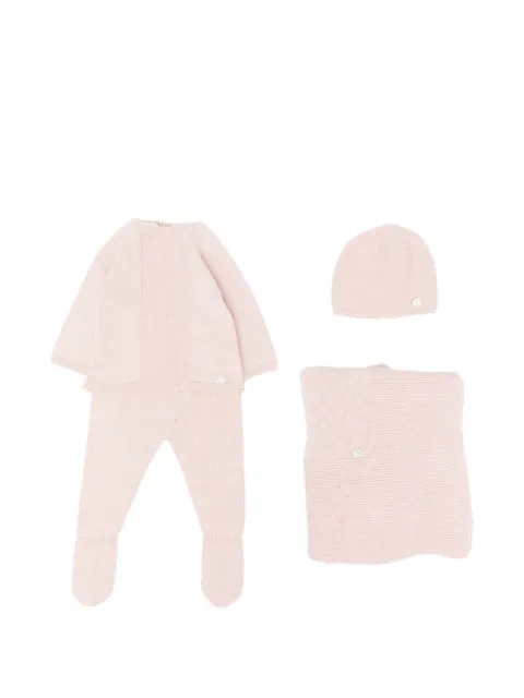 Paz Rodriguez logo-detail trousers set