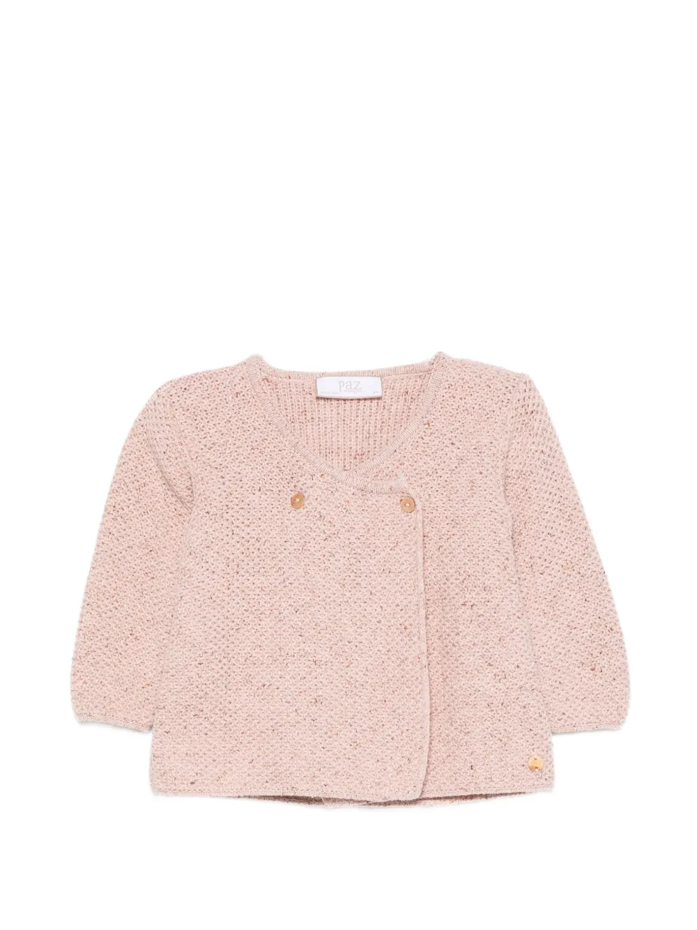 Paz Rodriguez double-breasted knitted cardigan - Rosa