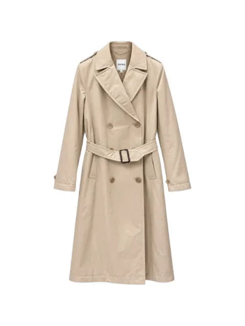ASPESI double-breasted belted trench coat