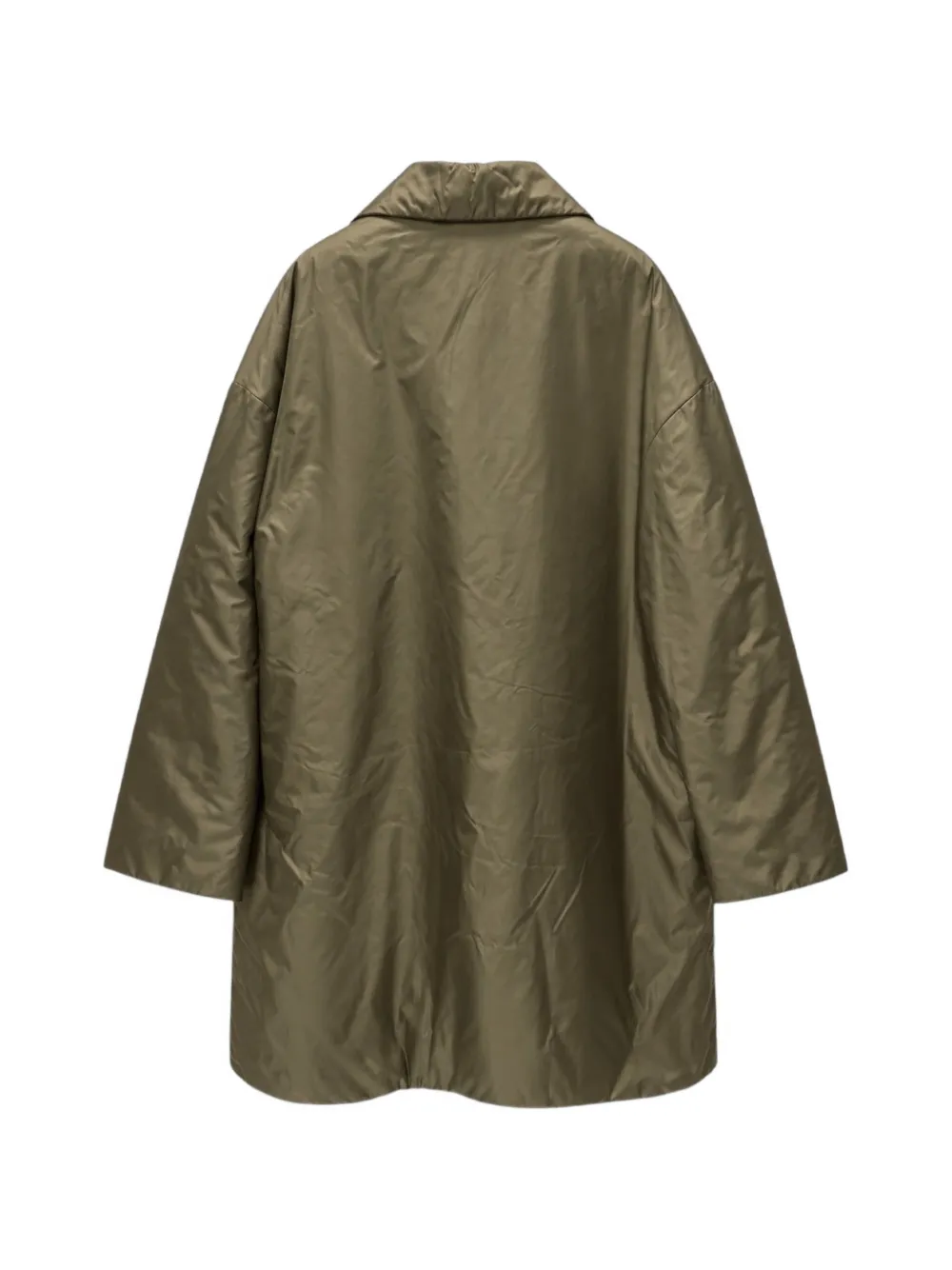 ASPESI oversized single-breasted coat Groen