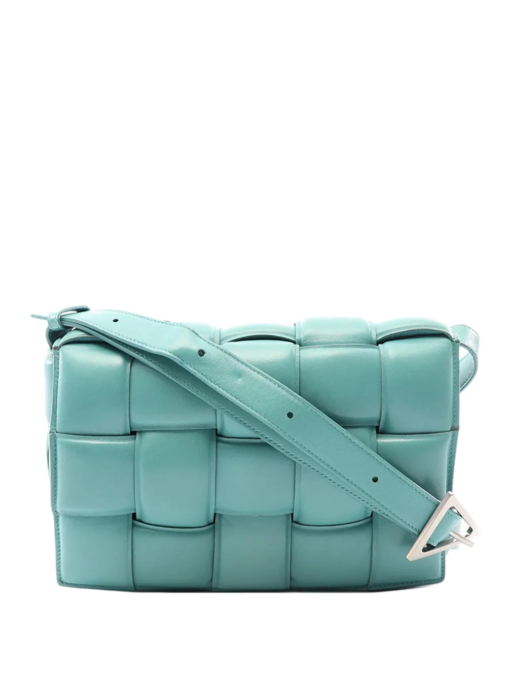 Bottega Veneta Pre-Owned 2012-2026 Nappa Intrecciato Padded Cassette crossbody bag - Blau