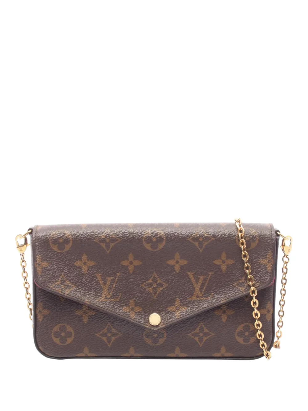 Louis Vuitton Pre-Owned 2021-2026 Monogram Pochette Felicie crossbody bag - Braun