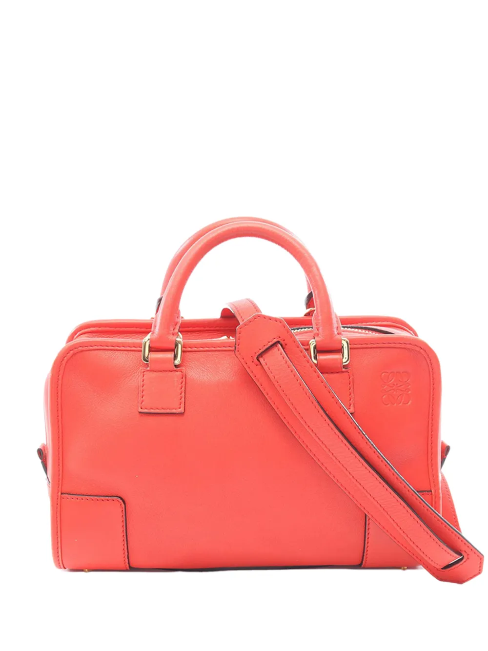 Loewe Pre-Owned 2000-2015 Leather Amazona 23 satchel - Rot