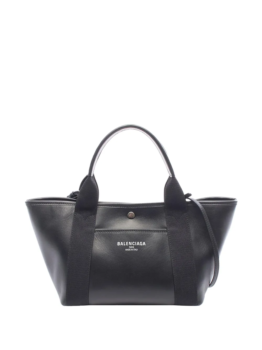 Balenciaga Pre-Owned 2018-2026 Small Leather Biarritz Tote satchel - Schwarz