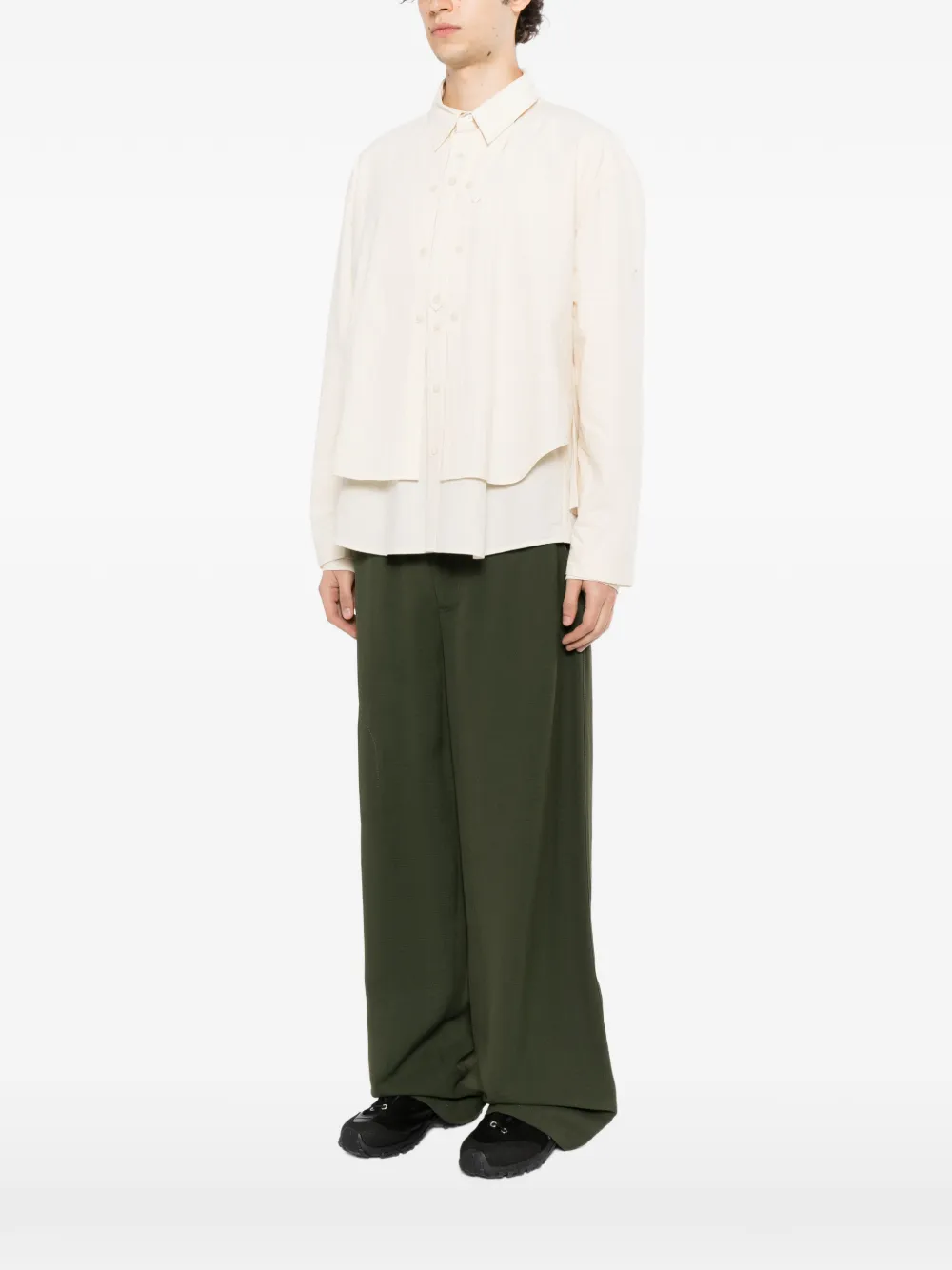 Craig Green layered shirt Beige