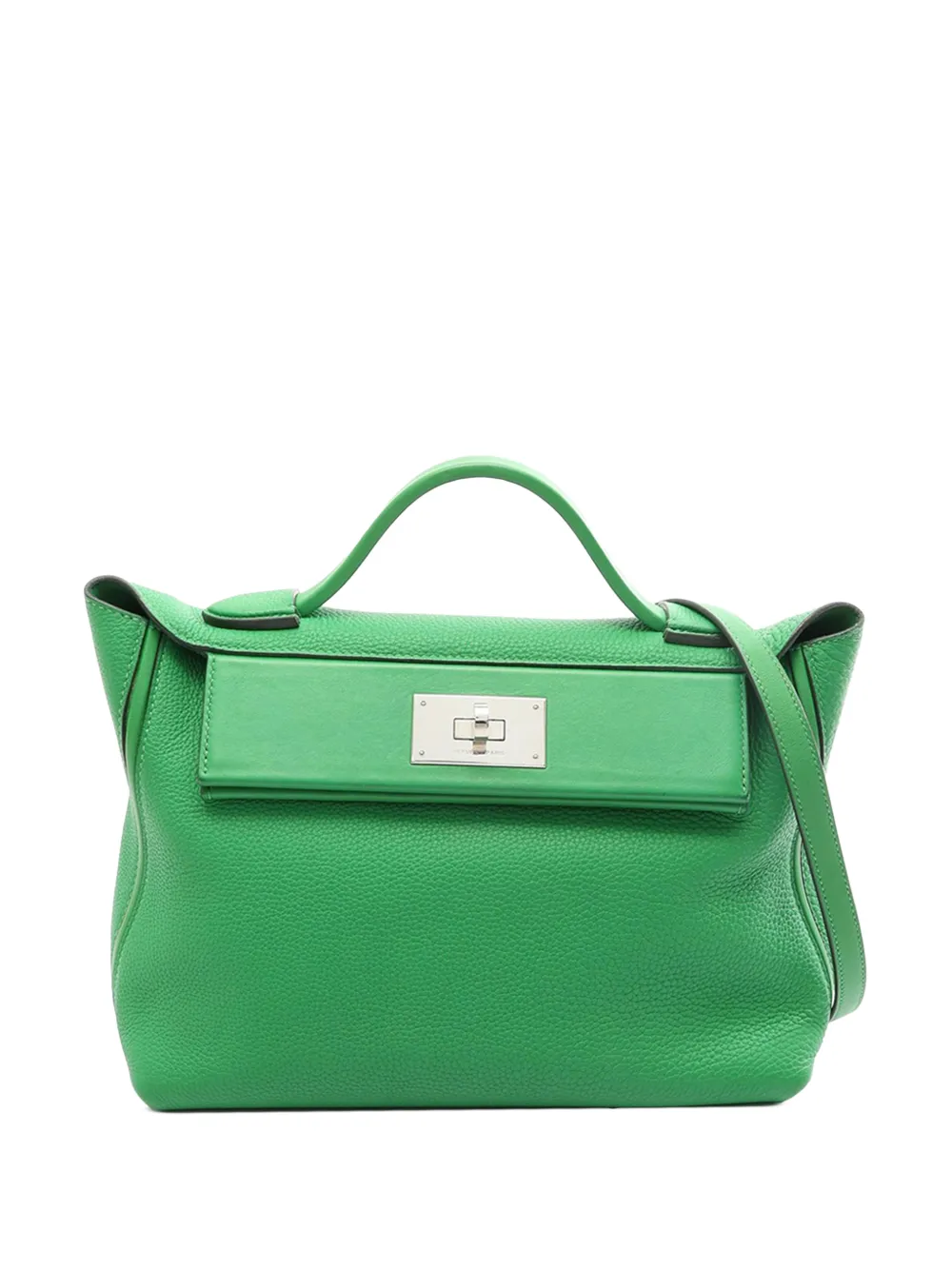Hermès Pre-Owned 2020 Togo and Swift 24/24 29 satchel - Grün