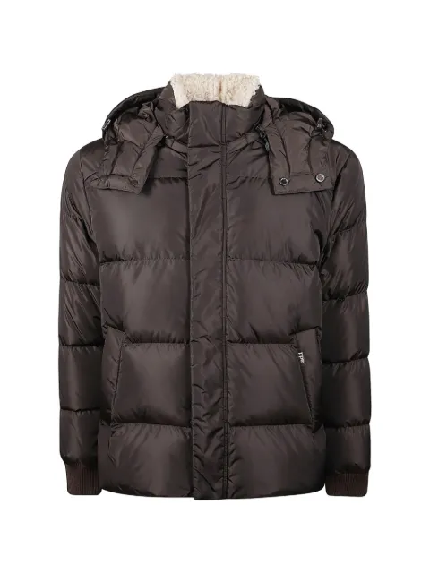 Add hooded padded jacket