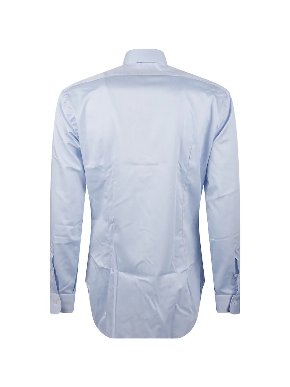 Barba long-sleeve button-down shirt Blauw