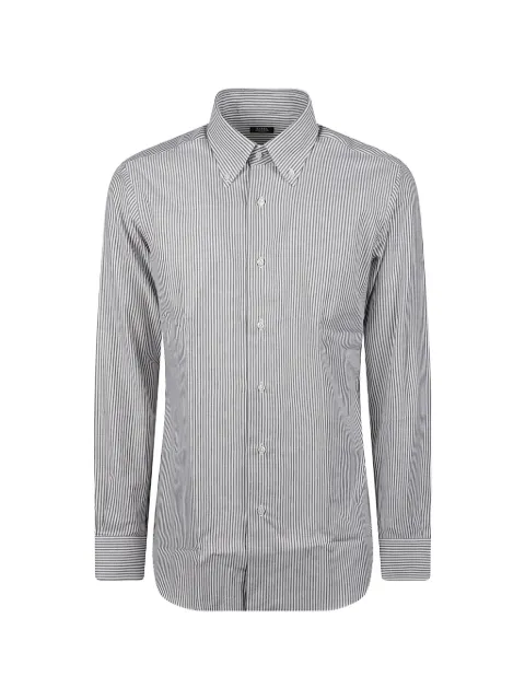 Barba striped button-down shirt