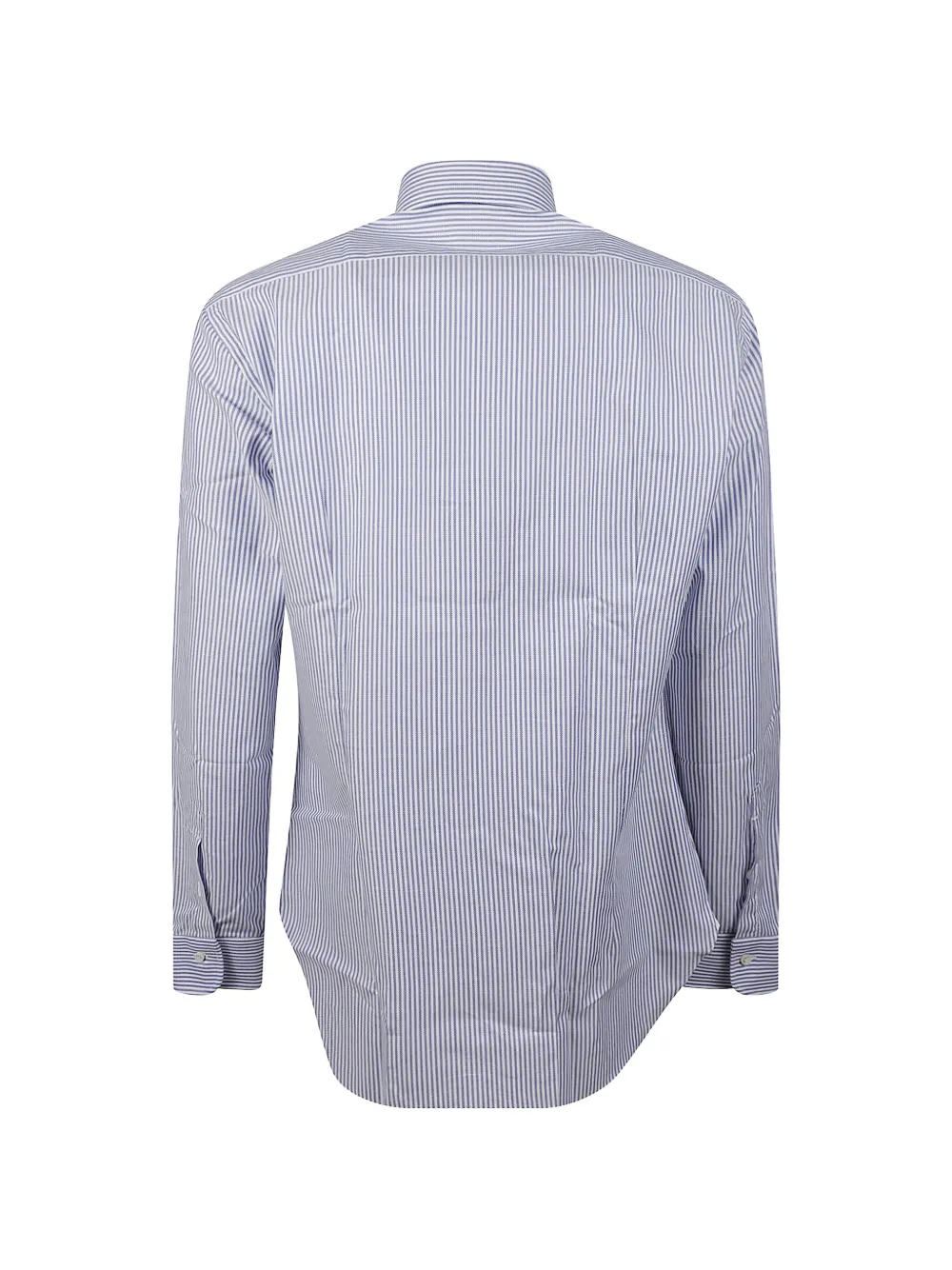 Barba striped button-down shirt Wit