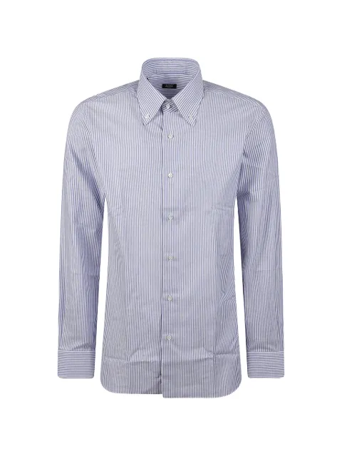 Barba striped button-down shirt