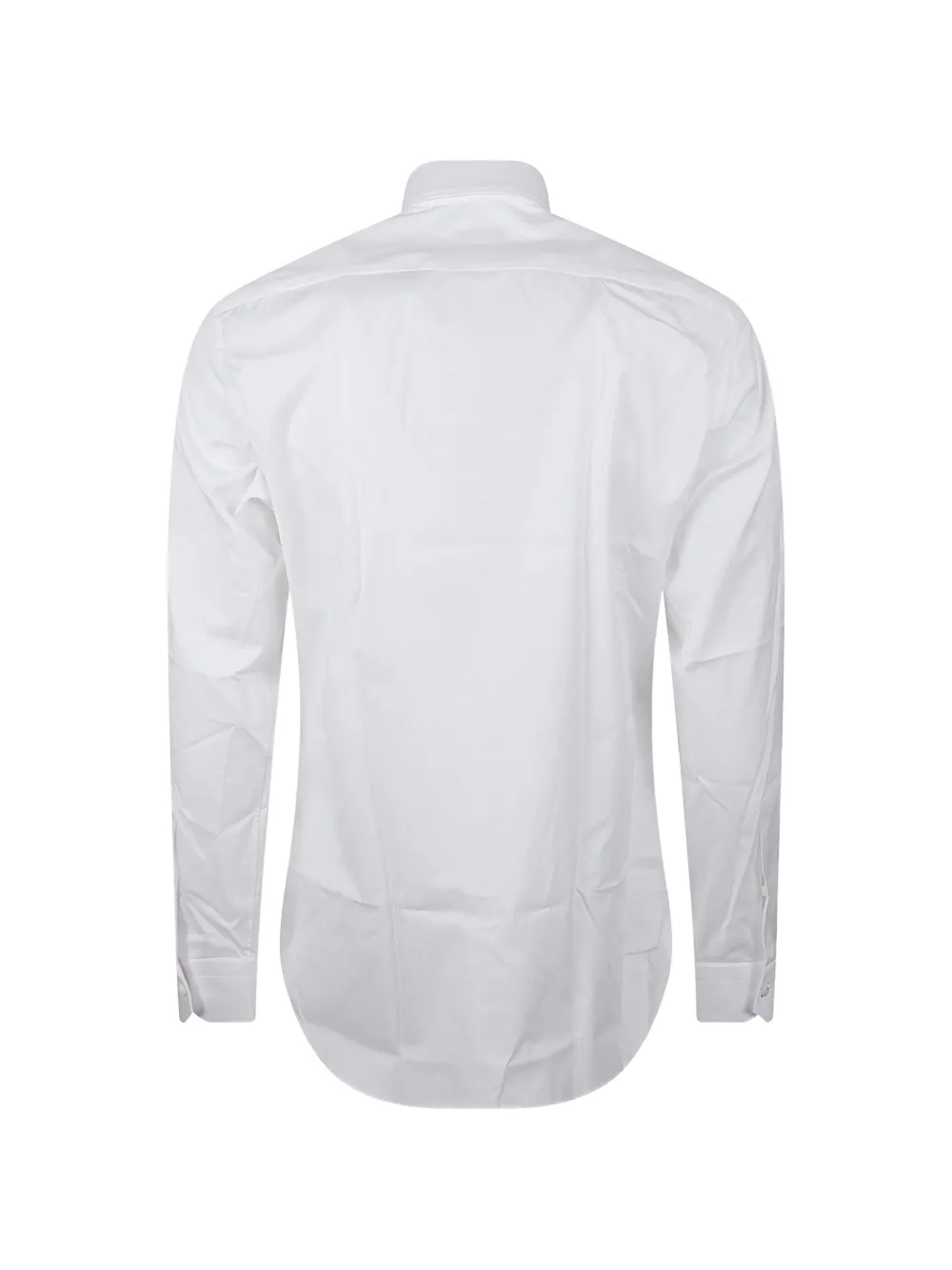 Zegna spread-collar long-sleeve shirt Wit