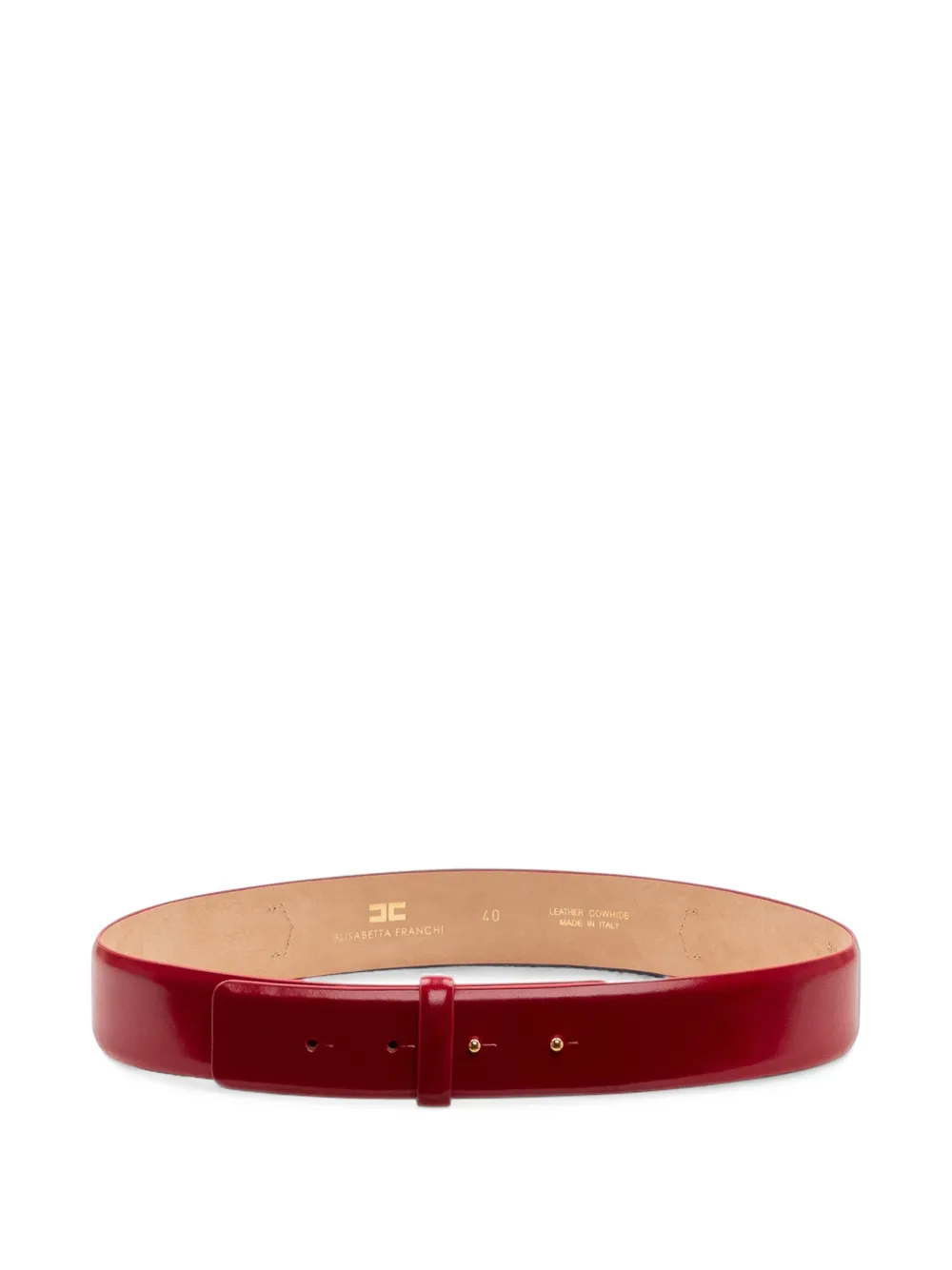 Elisabetta Franchi leather belt - Rosso