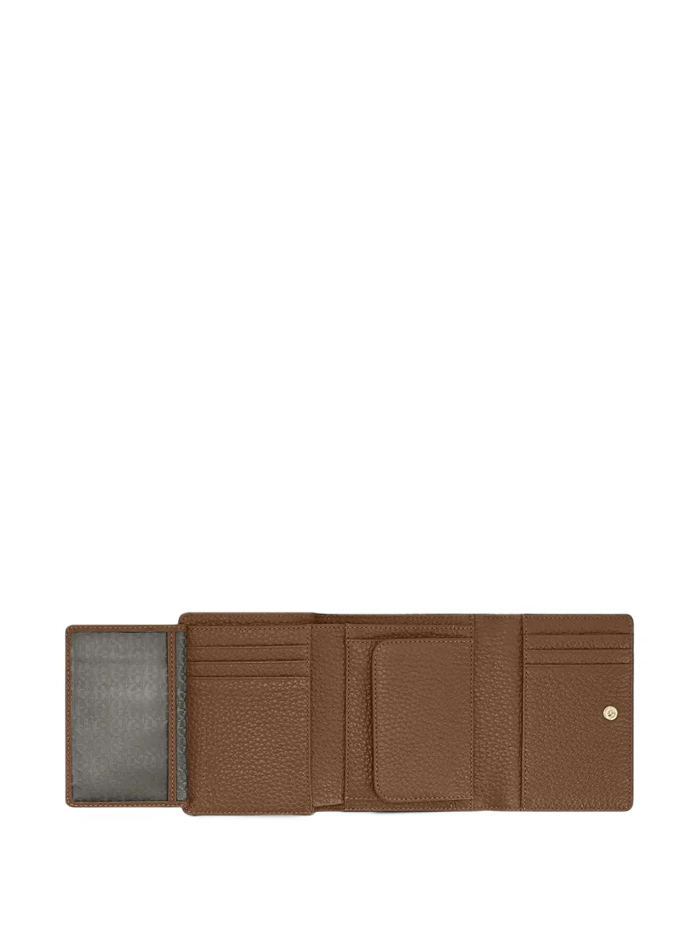 AIGNER Ivy nerfleren portemonnee Bruin