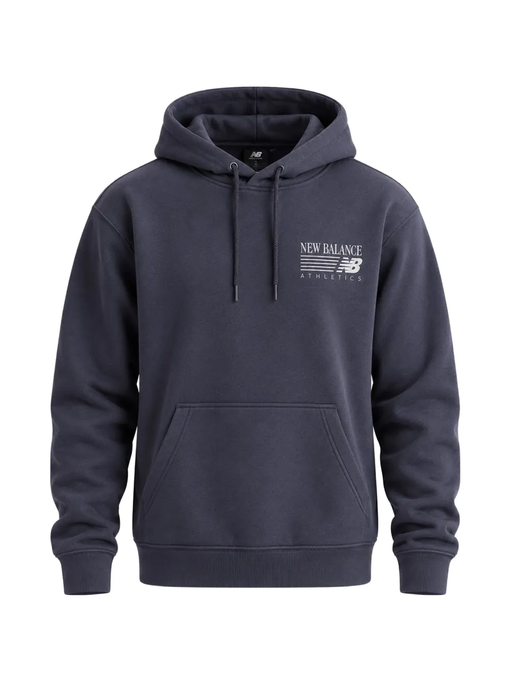 New Balance logo-print hoodie - Blu