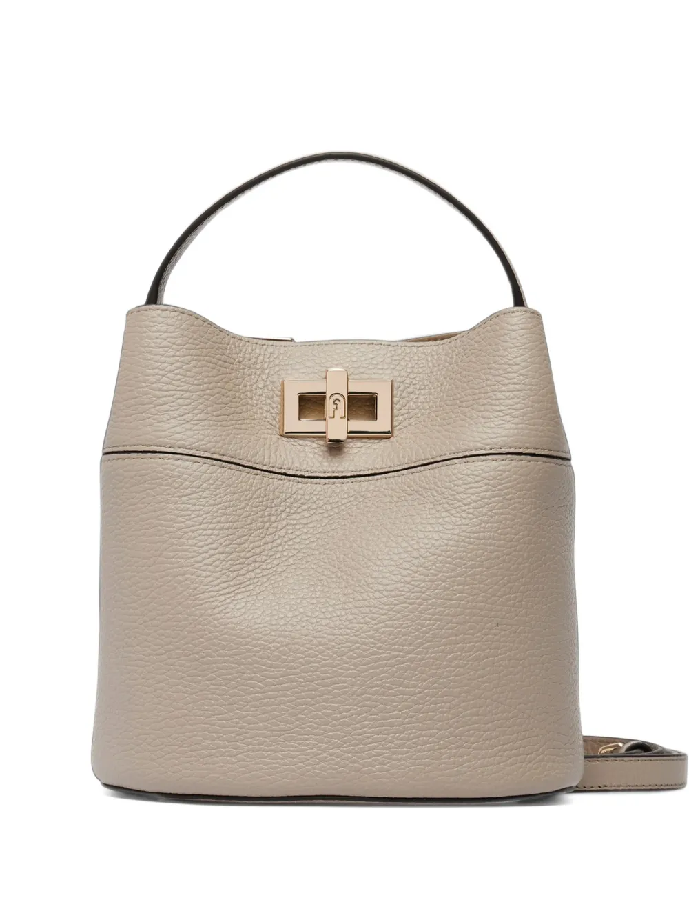 Furla Amelia leather bucket bag - Toni neutri