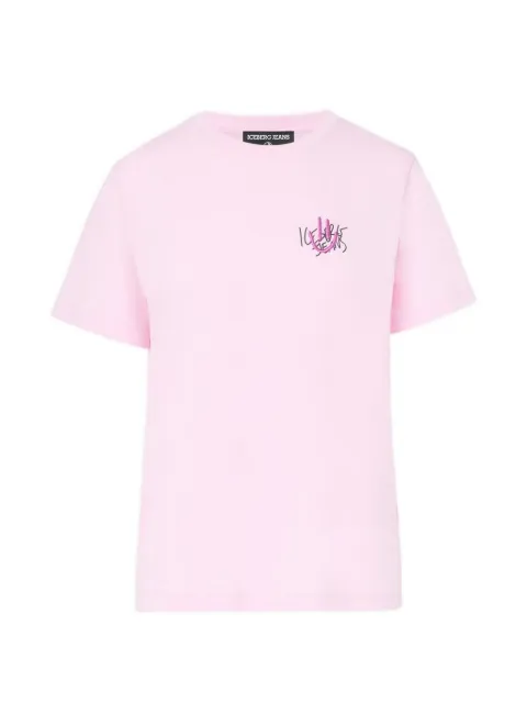 Iceberg logo-embroidered cotton T-shirt
