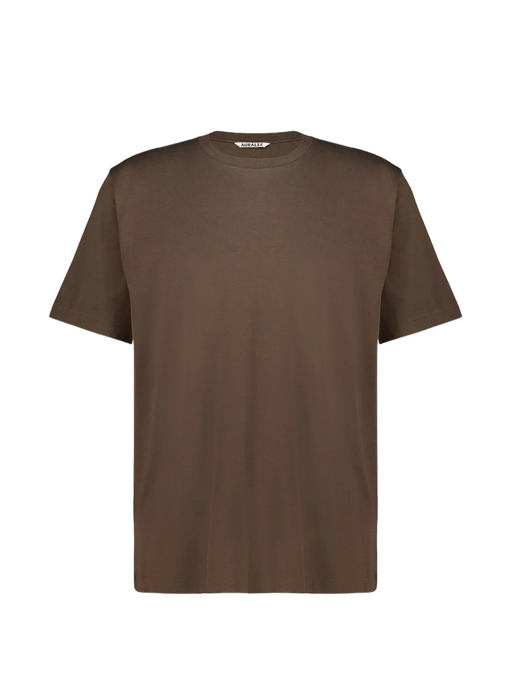 Auralee crew-neck short-sleeve T-shirt Bruin