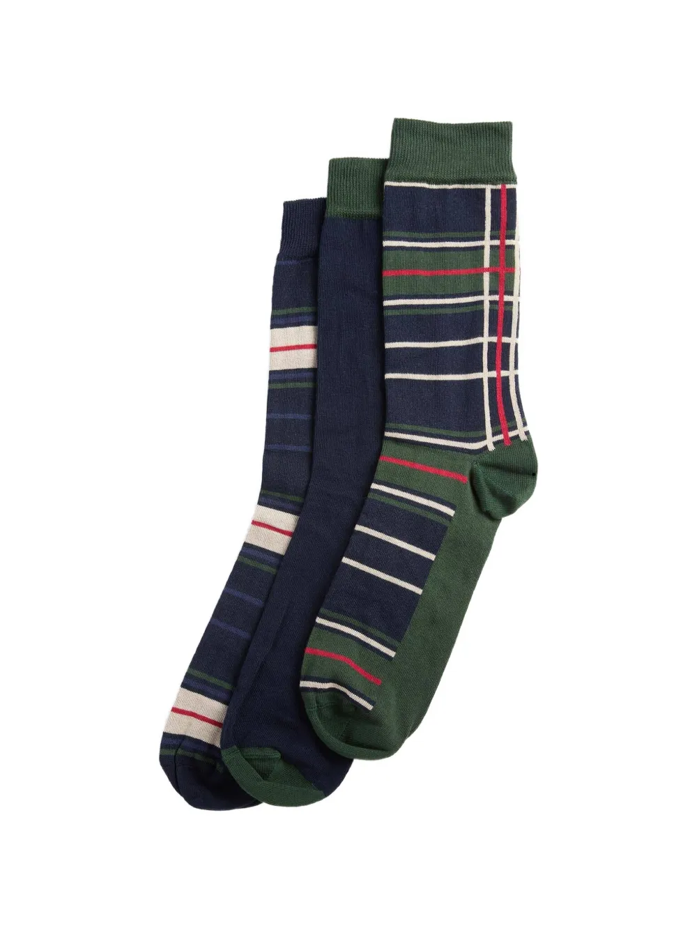 Barbour tartan socks gift box - Blu