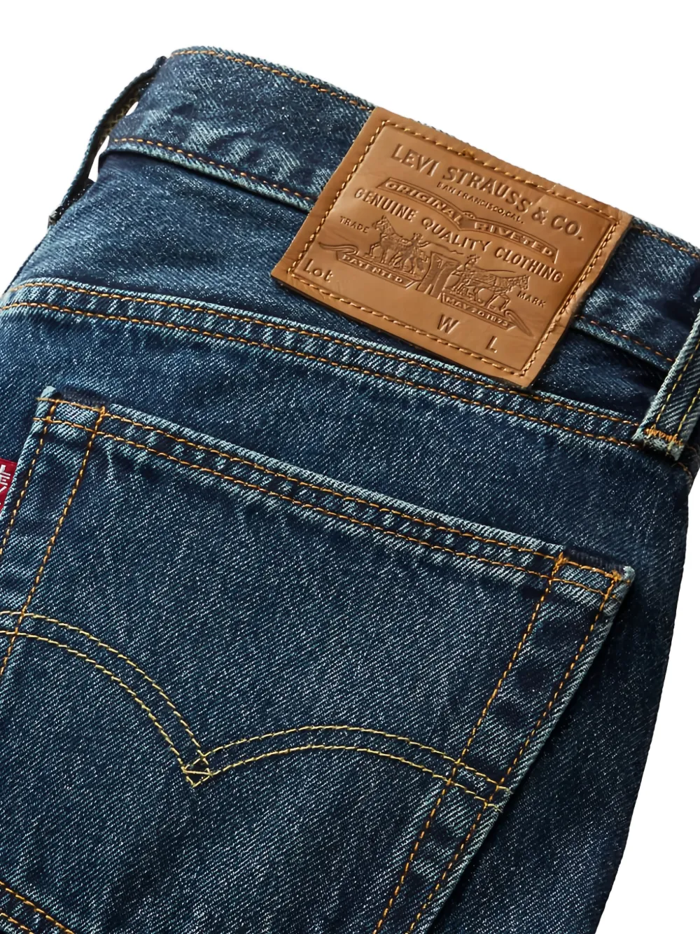 Levi's 555 straight-leg jeans Blauw
