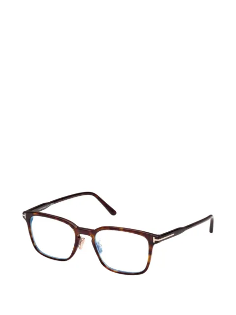 TOM FORD T-logo rectangle-frame glasses