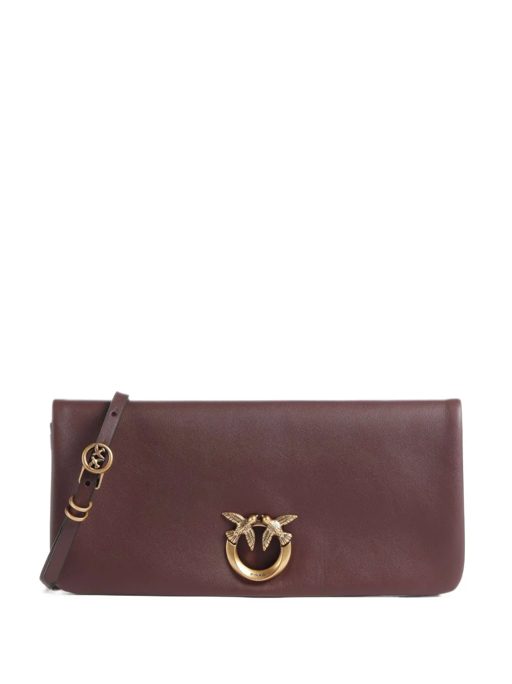 PINKO medium Love magnetic-fastening cross body bag - Marrone